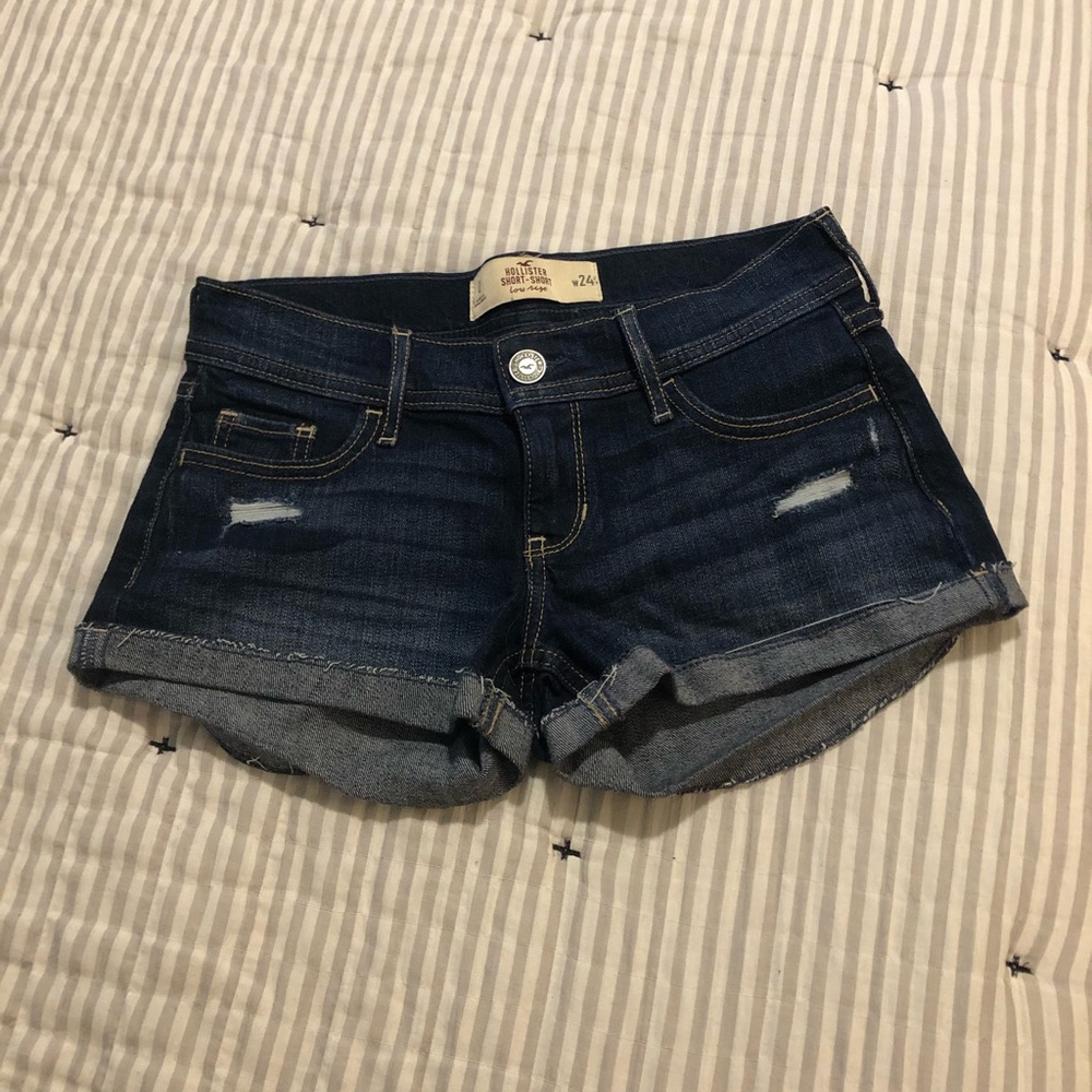 Hollister jean shorts